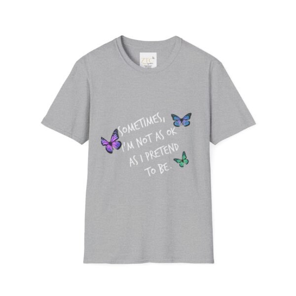 Sometimes Not Okay Mental Health Awareness T-Shirt - Image 5