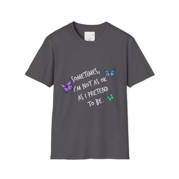 Sometimes Not Okay Mental Health Awareness T-Shirt - Image 2